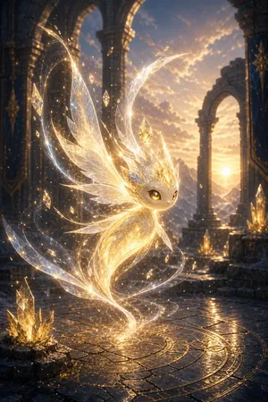 Dawn Wisp card artwork from the current build