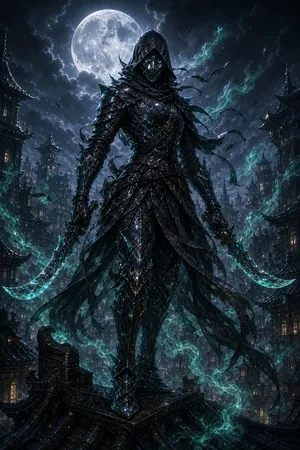 Nightglass Executioner card artwork from the current build