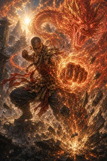 Monk starter deck artwork