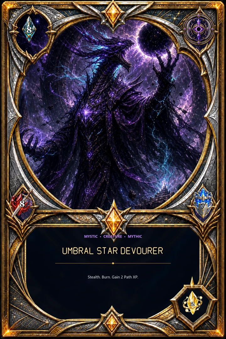 Umbral Star Devourer Mystic card front