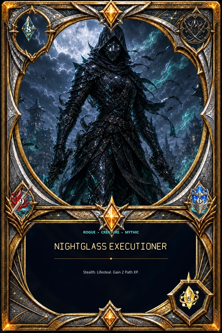 Nightglass Executioner Rogue card front