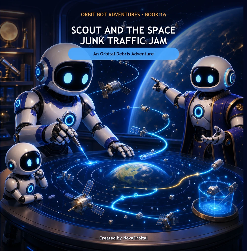 Cover of Scout and the Space Junk Traffic Jam