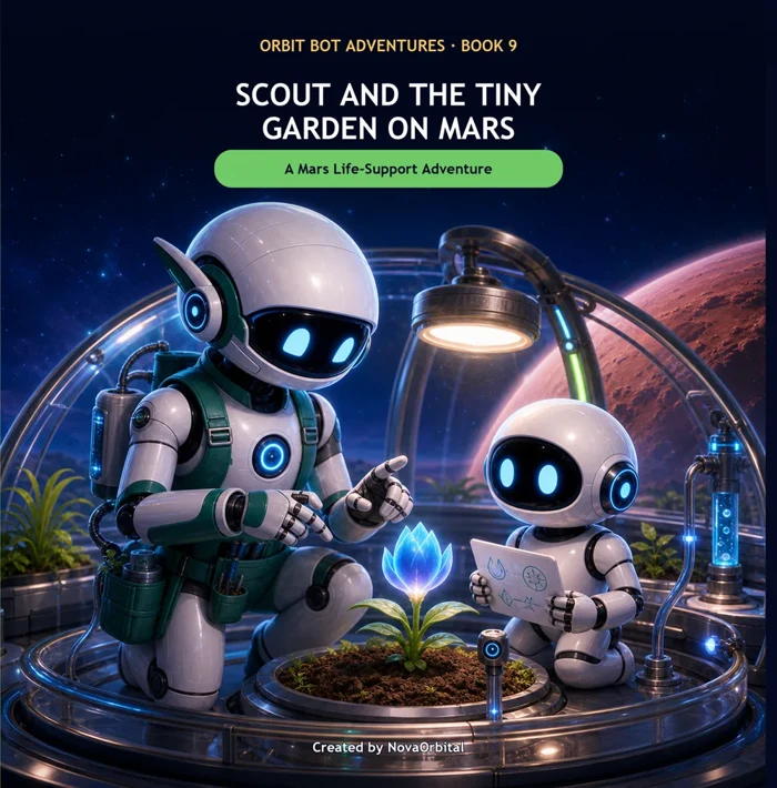 Scout and the Tiny Garden on Mars cover